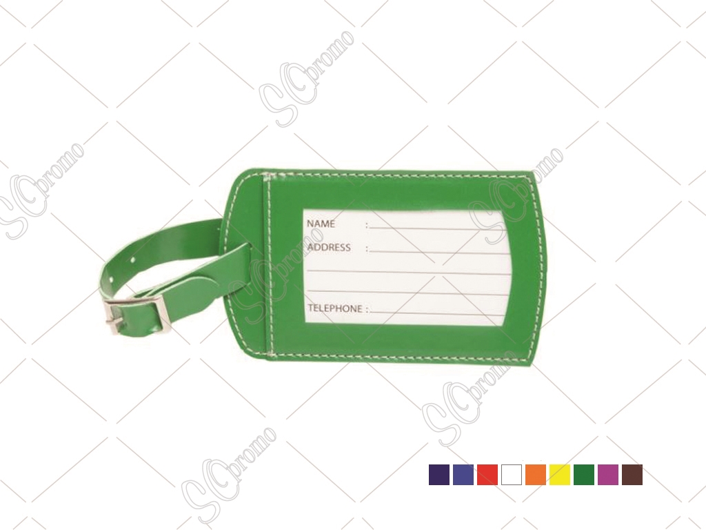 Leather luggage Tag